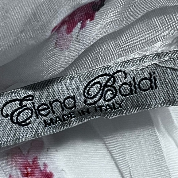 Elena Baldi Made in Italy Floral Kimono Cardigan Silk Blend OS Women - Picture 2 of 6